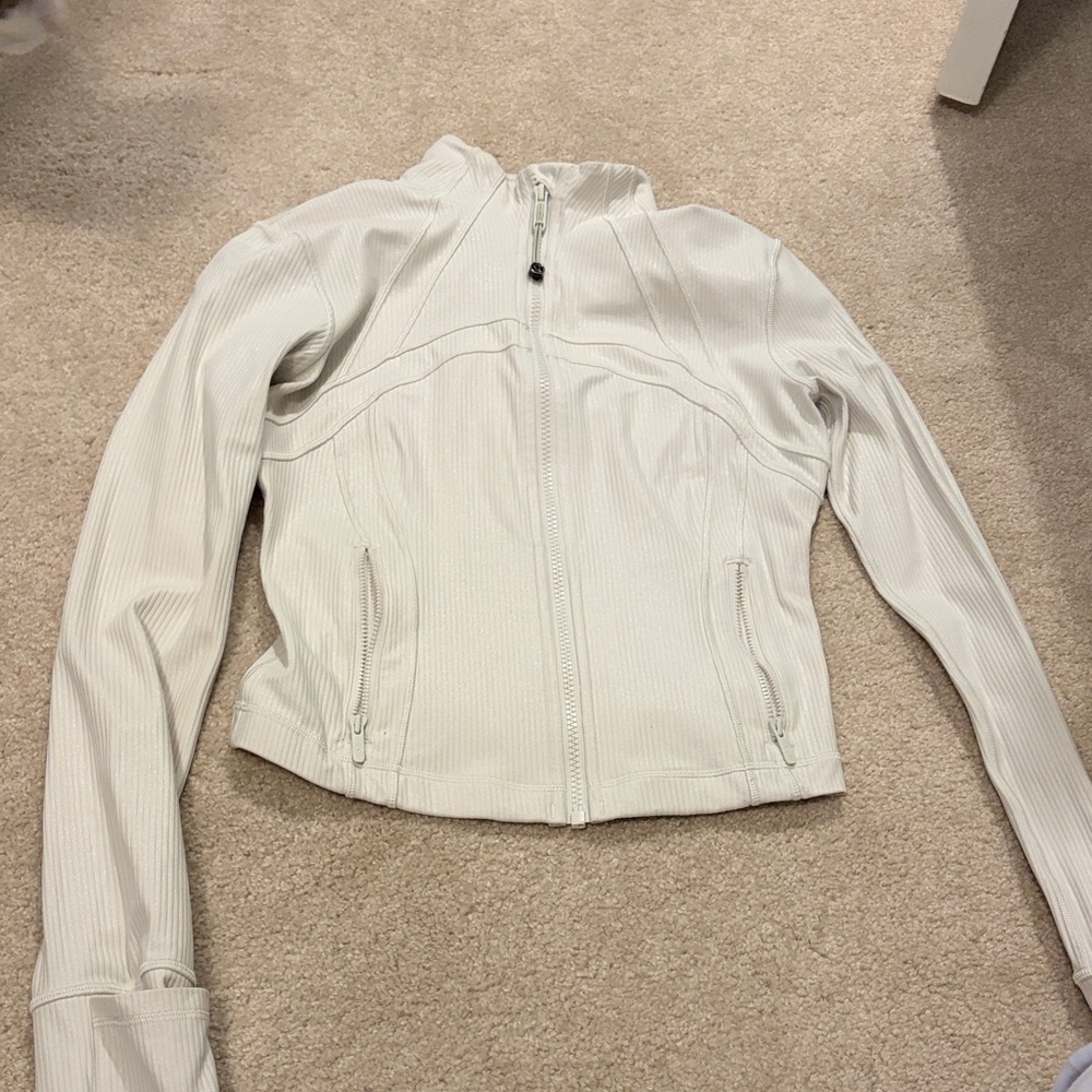 Lululemon Define Cropped Jacket Herrin Color Size 6